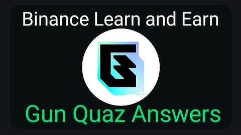 🔥 Binance Learn & Earn GUN Quiz Answers | Win Free Crypto from Gunzilla Games! 🚀