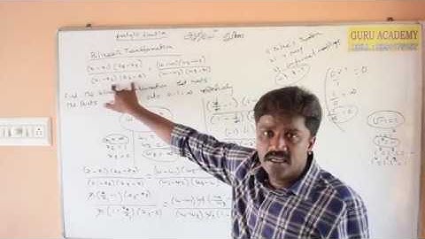 Bi linear Transformation type l //  M 2 //ENGG MATHS ll //MA6251 //MA8251