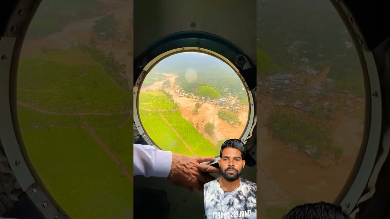 PM Modi Carries out aerial Survey of Landslide-Hit Wayanad | #shorts #india #pmmodi #ankitkamal21