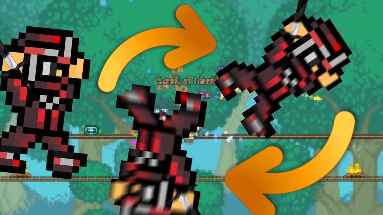 NINJA DASHING!! Terraria Epic Modpack SE10 PART 10 YouTube