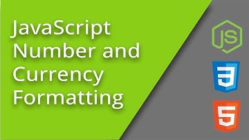 International Number and Currency Formatting with JS