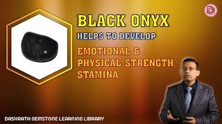 Natural Onyx Gemstones - Dashrath Gemstone Learning Library Black Onyx Gemstone Boon Worldwide