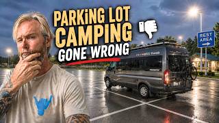 Parking Lot Camping Gone WRONG at MIDNIGHT!! 🚐😱