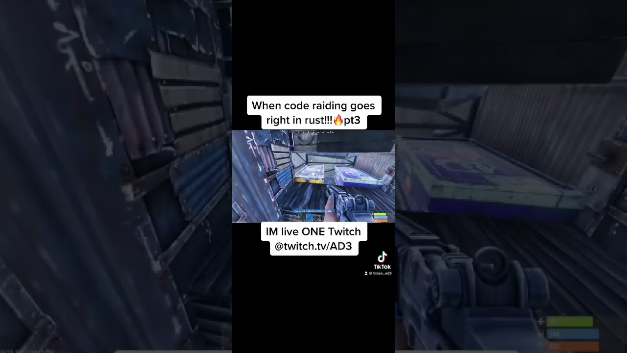 When code raiding goes right in rust!!!🔥pt3 