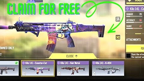 HOW TO CLAIM KILO 141 - COUNTER CAT EPIC SKIN AND MORE REWARDS FOR FREE!!