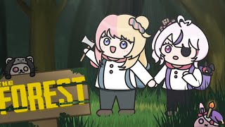 【The Forest】Is this a date???【NIJISANJI EN | Maria Marionette & Kotoka Torahime】