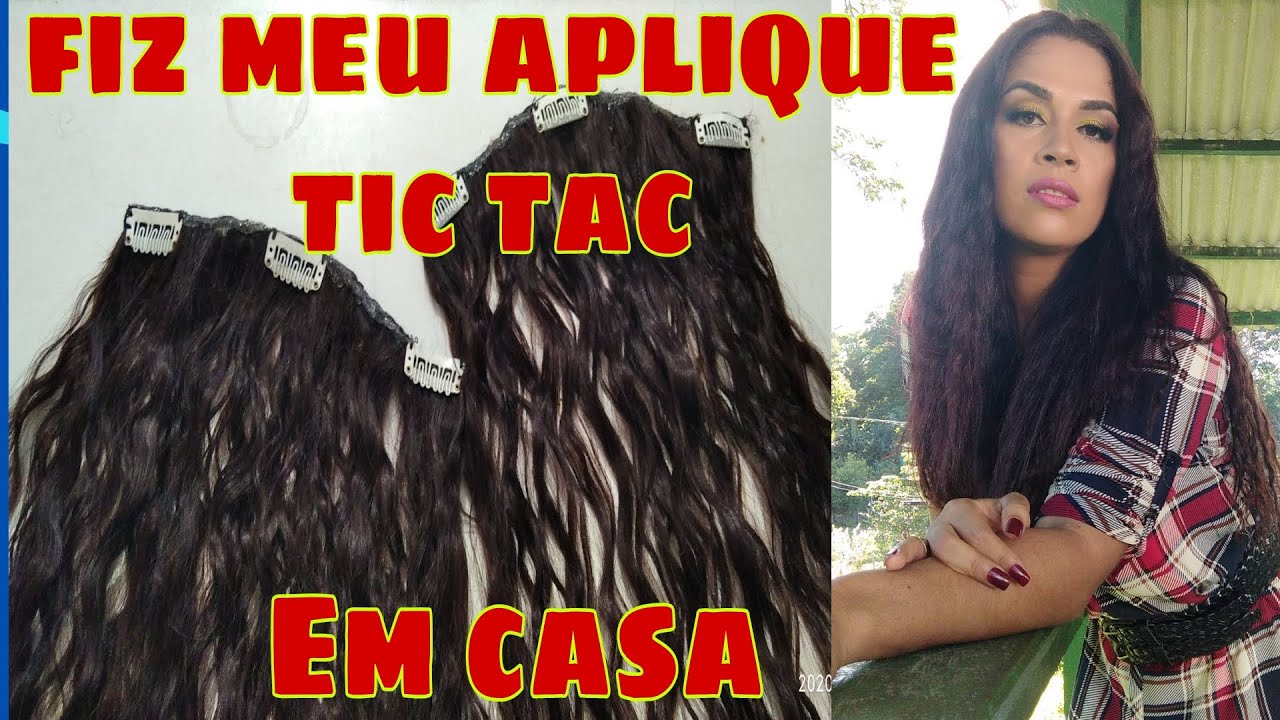 Como fazer aplique tic tac em casa