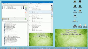 4. VideoPsalm - Project an agenda