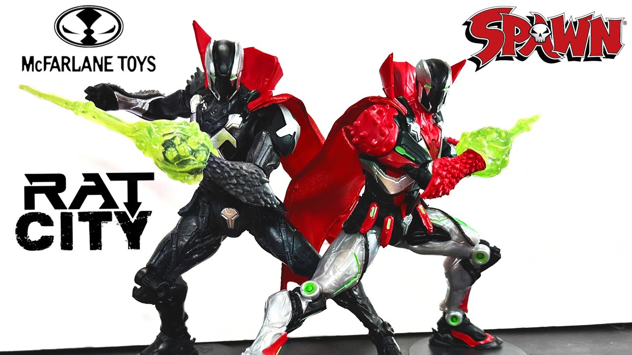 McFarlane Toys Spawn Rat City The Deviant and Platinum Deviant