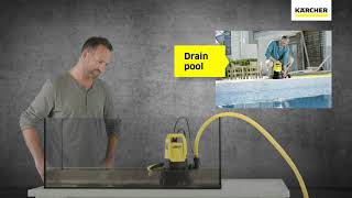 How To Drain Building Site Pits Pools U0026 Flooded Houses With Krcher Submersible Pumps