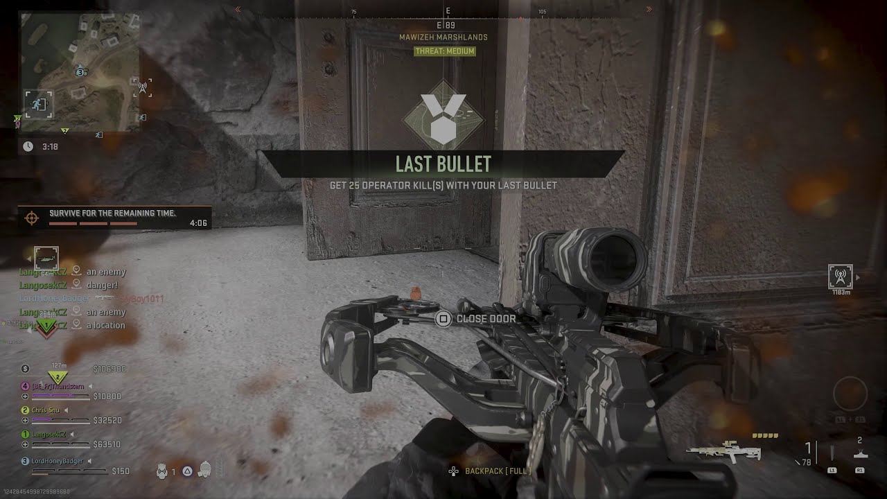 Getting DMZ Final Exfil with 'Last Bullet' Prestige Challenge Done