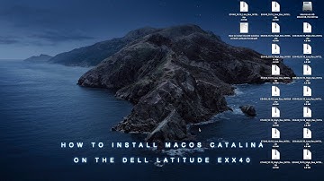 How to install macOS Catalina on Dell Latitude Exx40