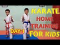 30 Minutes Karate Workout Session (Day 1) || Learn Karate at Home || Karate Class for Kids