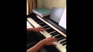 Video thumbnail of "All the way my Savior leads me (hymn) - piano"