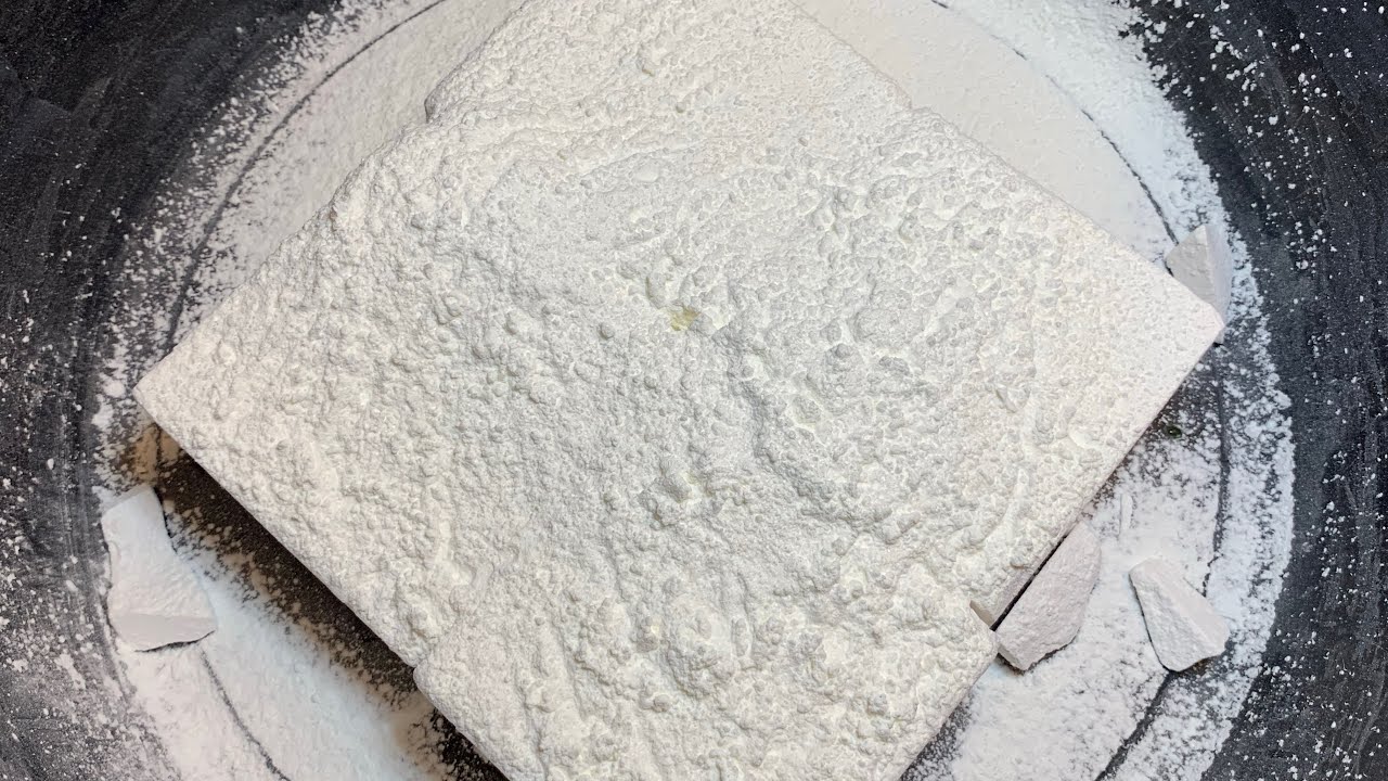 Soft Gym chalk blocks topped with Cornstarch and Baby Powder | ⚠️ For ...
