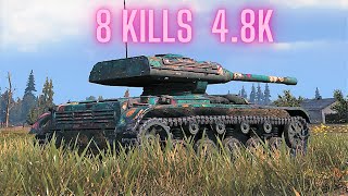 ELC EVEN 90 - 8 Frags 4.8K Damage World of Tanks , WoT Replays tank game