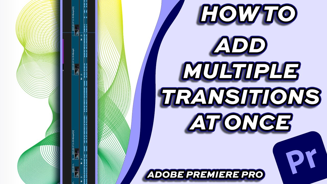 How to Add Transitions to Multiple Clips All At Once in Adobe Premiere ...