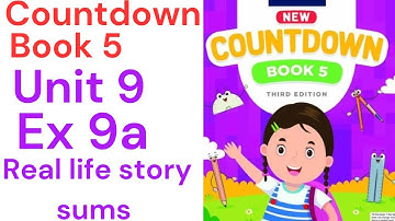 oxfordcountdown book class 5 Unit 9 Ex 9a real life story sums@ytacademy