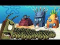 Minecraft | SECURE BASE CHALLENGE IN BIKINI BOTTOM - Zombie Planktons! (Spongebob Base)