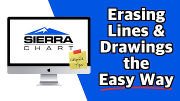 Easiest Way to Erase Multiple Lines & Drawings | Sierra Chart Tips & Tricks