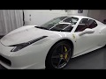 フェラーリ458スパイダー 車磨きとコーティング専門店|東京のポリッシュファクトリー|ガラスコーティング施工事例