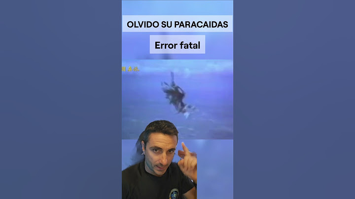 Olvido su paracaidas.Error fatal.#curiosidades #supervivencia #sabiasque