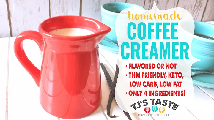 Homemade Flavored (or Not) Coffee Creamer