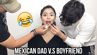 Dad vs. Boyfriend Makeup Challenge | Daisy Marquez