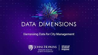 Data Dimensions presents "Harnessing Data for City Management"