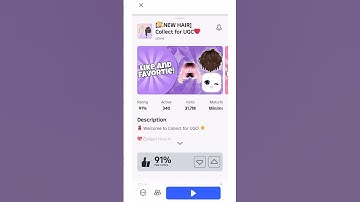 [💇‍♀️NEW HAIR] Collect for UGC❤ Code 🔐 #ugc #roblox