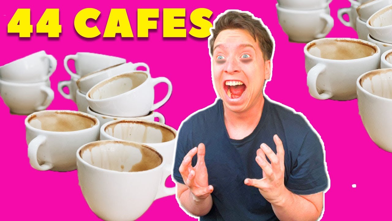 TOMANDO 44 CAFES EN 24 HORAS *reto extremo* YouTube