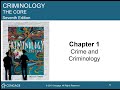 Chapter 01 Lecture on Crime and Criminology