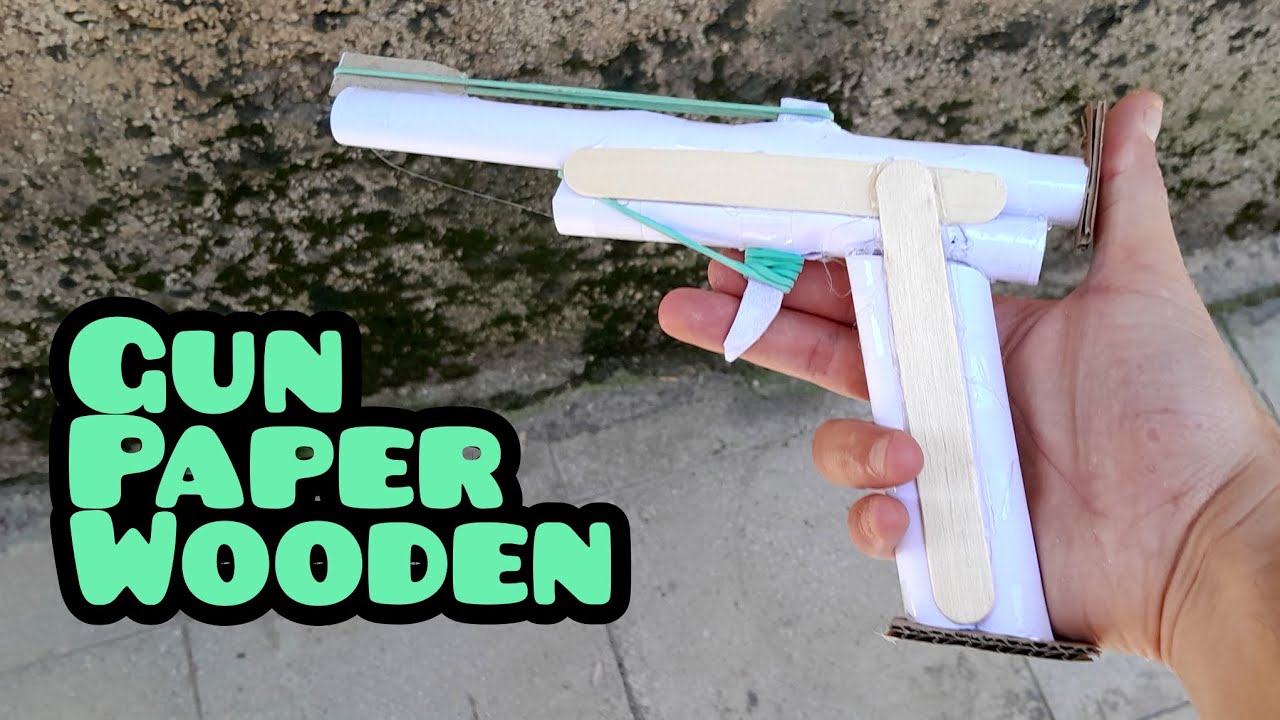 Make gun with paper at home - YouTube