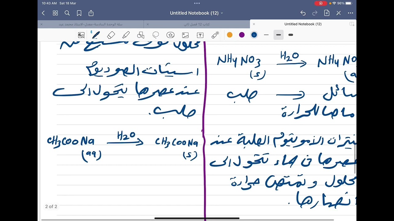 الشامل في الكيمياء-الوحده 6- المعادلة الحرارية