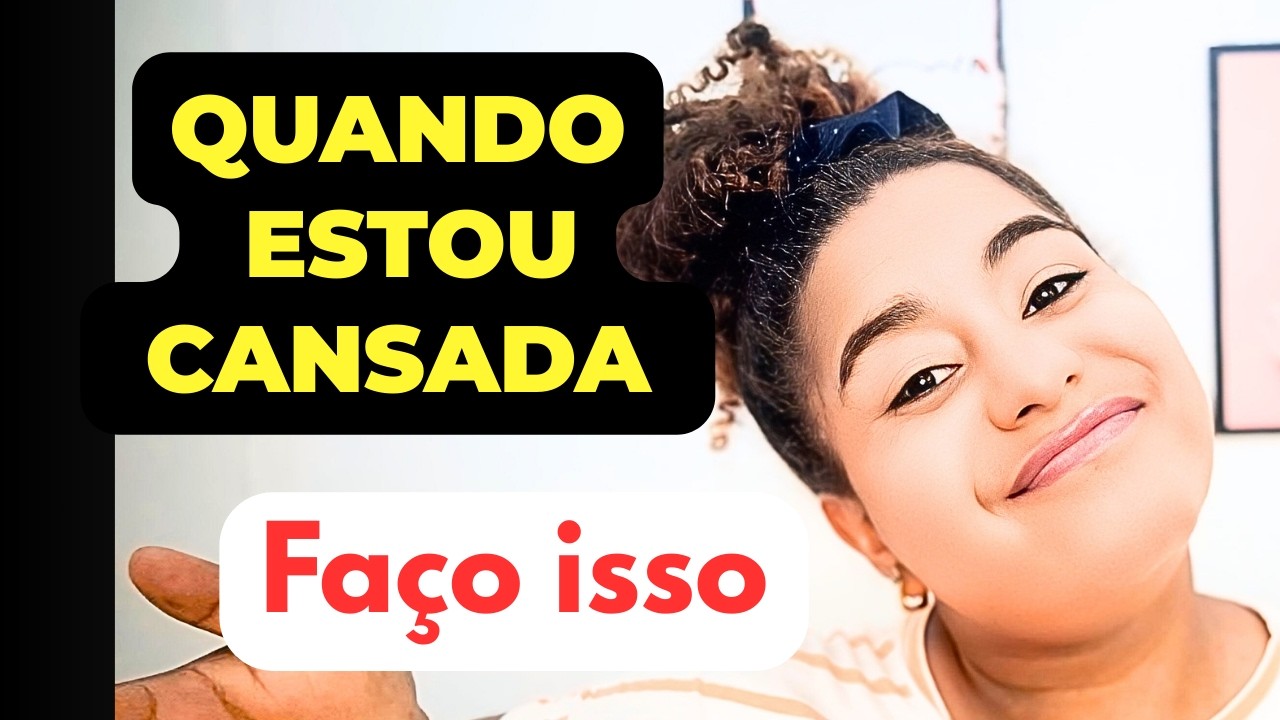 Faço apenas 3 COISAS  pra manter a casa em ORDEM e descansar