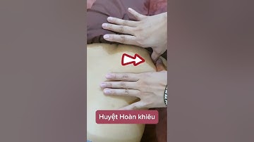 Hướng dẫn ấn các huyệt Trật Biên - Hoàn khiêu đau thần kinh tọa #phongkhamdrb #yhct