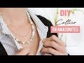 Diy bijou  faire un collier en pierres amazonites et fil cbl