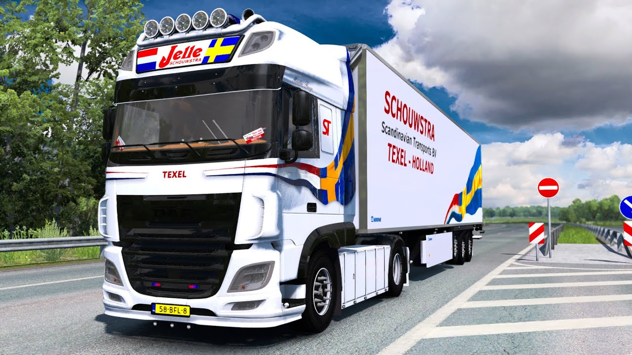 DAF JELLE SCHOUWSTRA - (ETS2 v1.36) Euro Truck Simulator 2  