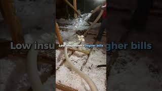 Why Your House Feels Hotter Upstairs | Attic Insulation Fix #atticinsulation #construction #roofing