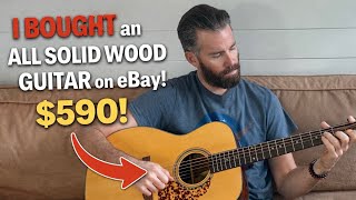 I Bought an All-Solid Wood Acoustic Guitar on eBay (Without Playing It First) | Blueridge guitar