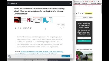 How to curate articles fast with WordPress