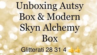 Unboxing Autsy Box and Modern Skyn Alchemy Box #autsybox #modernskynalchemy
