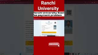 Ranchi University Exam fee payment problem  Exam Fees Kaise Payment Karen  ranchiuniversity