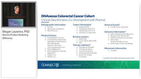 DNANexus Connect 2018: Clinico-Genomics Solution: Datasets to Accelerate Biomedical Research