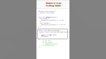 #365 Java Coding MCQ Questions for Interviews #shorts #java #coding