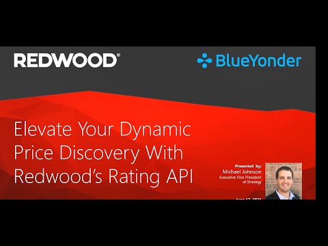 Elevate Your Blue Yonder Dynamic Price Discovery with Redwood's rating API