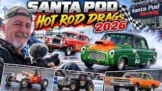 Santa Pod Hot Rod Drags 2026 | Drag Racing, Hot Rods & One BIG Scare!