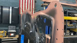67 Firebird, Part 18 Prepping and installing the Firewall