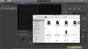 Adding Sheet Music to Mainstage Layout