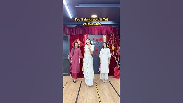 Gợi ý 5 cách tạo dáng áo dài Tết với túi xách #bybacademy #thanhhuyennguyen #daotaonguoimau